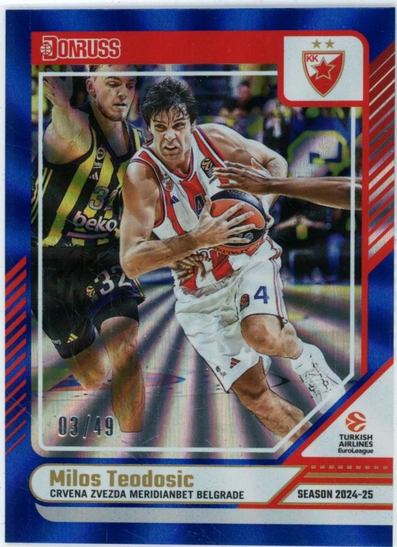 Milos Teodosic [Holo Blue Laser] #111