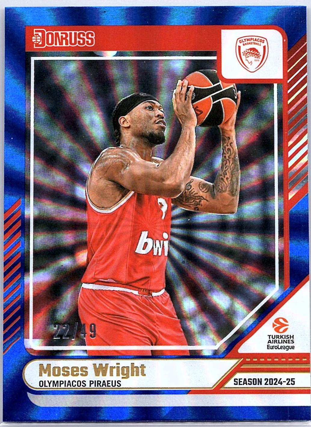 Moses Wright [Holo Blue Laser] #41