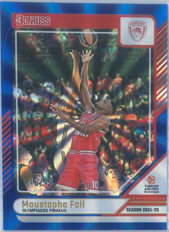 Moustapha Fall [Holo Blue Laser] #99