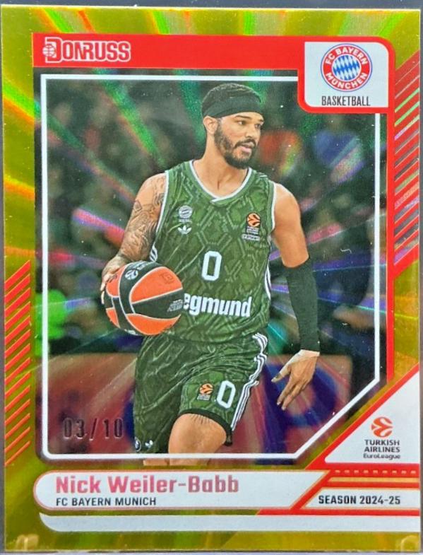 Nick Weiler-Babb [Gold Optic] #74
