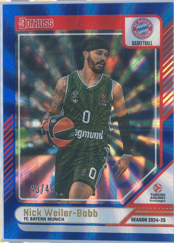 Nick Weiler-Babb [Holo Blue Laser] #74