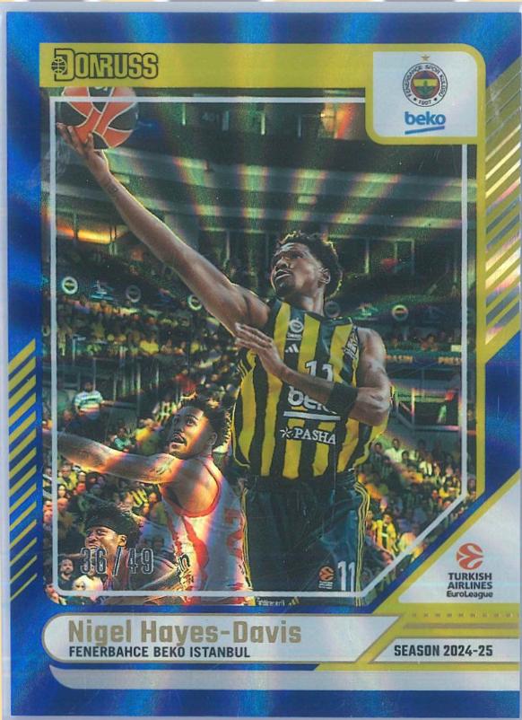 Nigel Hayes-Davis [Holo Blue Laser] #105