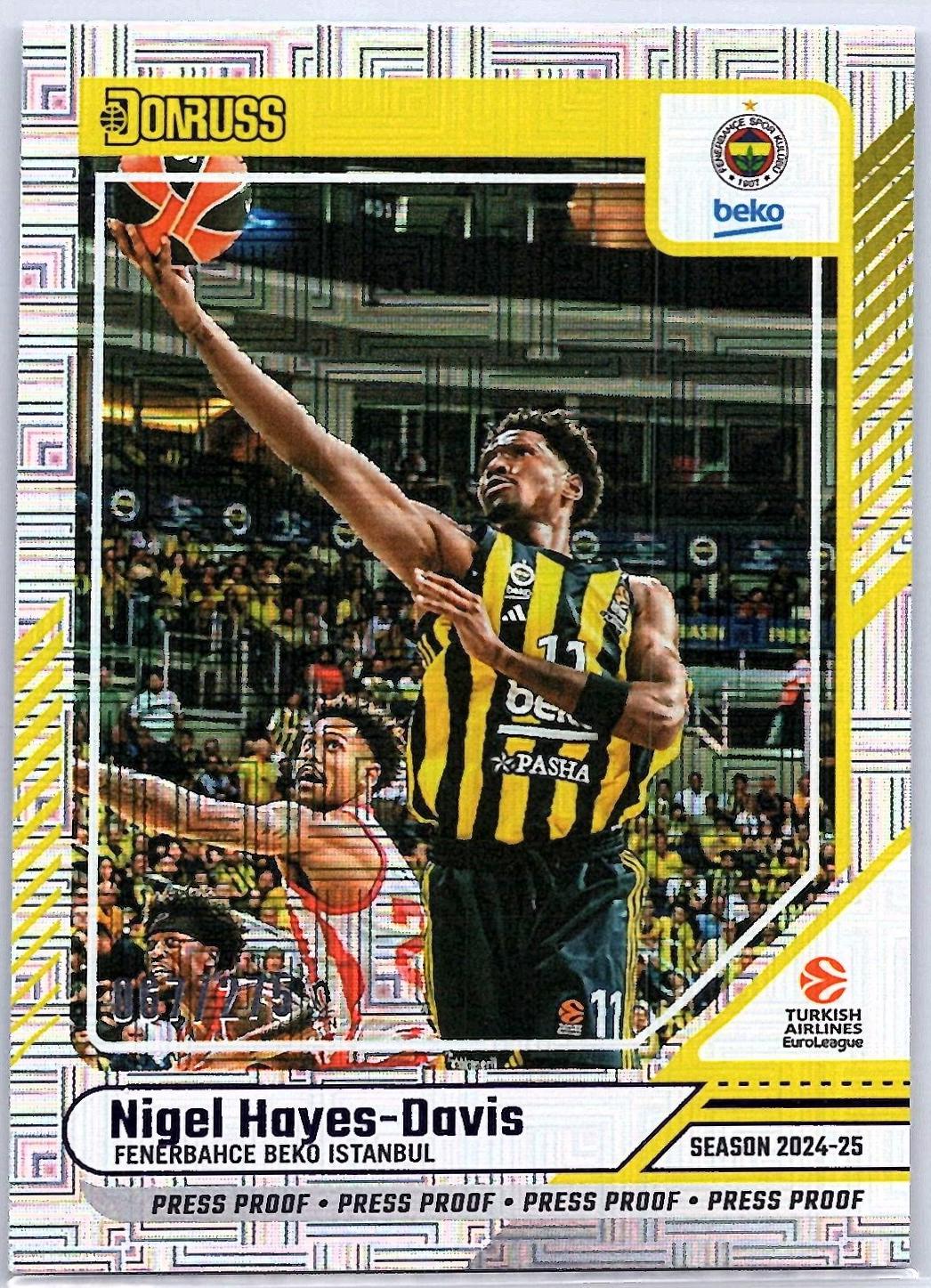 Nigel Hayes-Davis [Purple Press Proof] #105