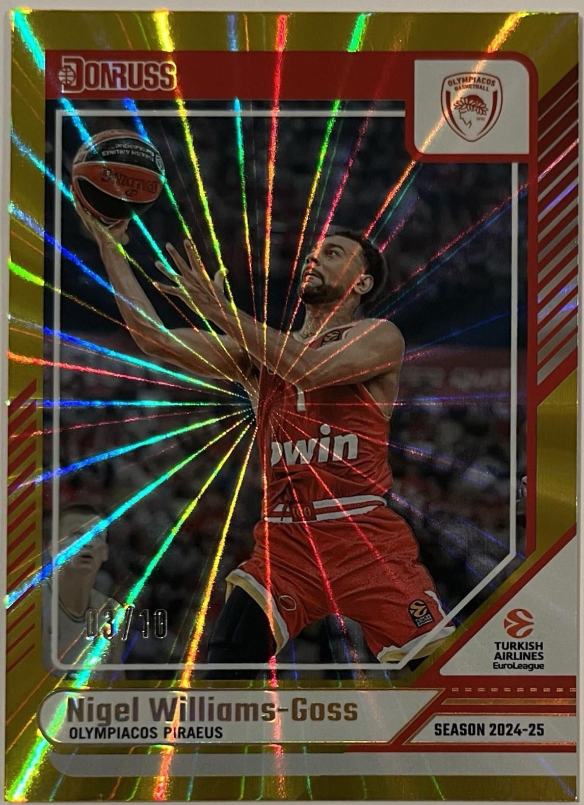 Nigel Williams-Goss [Gold Laser] #140