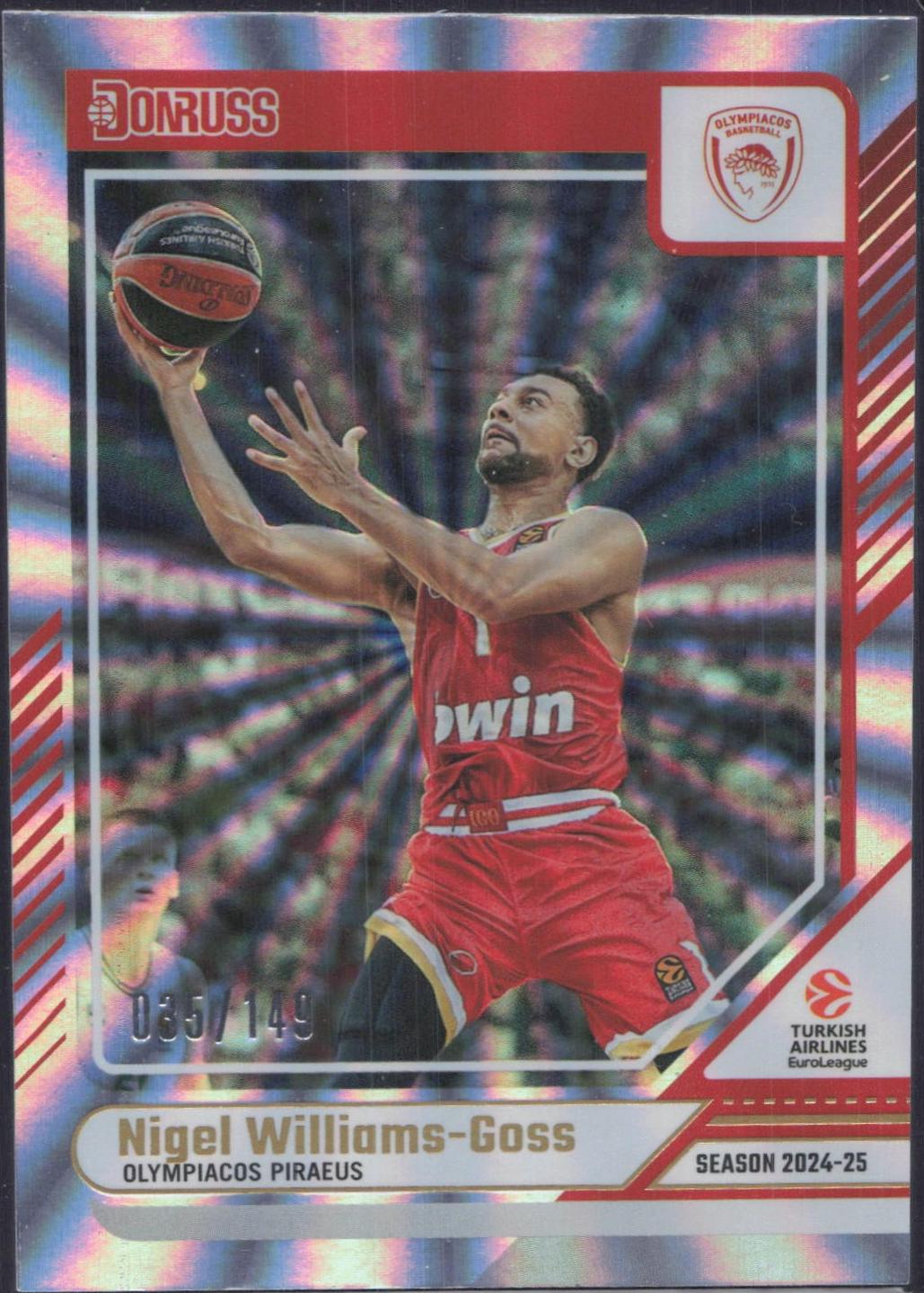Nigel Williams-Goss [Holo Blue Laser] #140