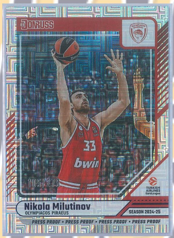 Nikola Milutinov [Purple Press Proof] #125