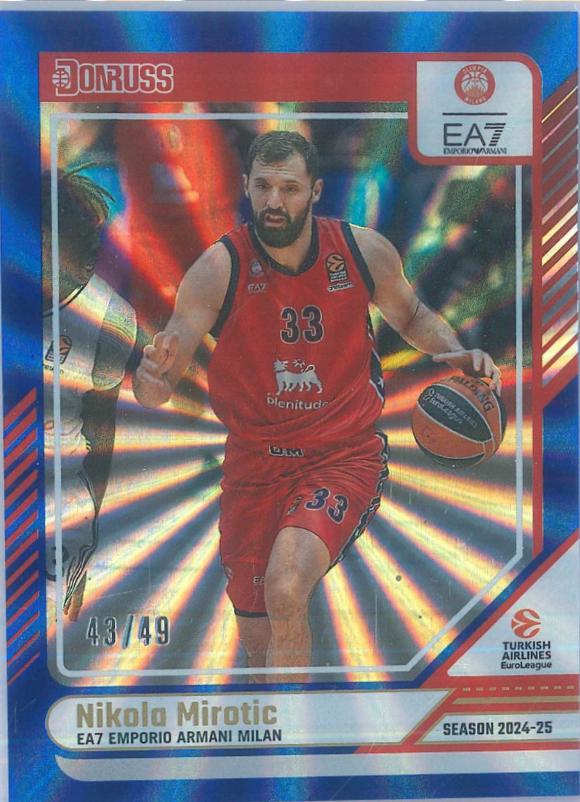 Nikola Mirotic [Holo Blue Laser] #107