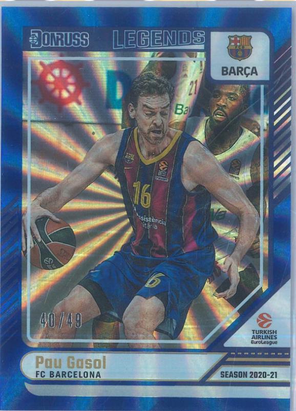 Pau Gasol [Holo Blue Laser] #163