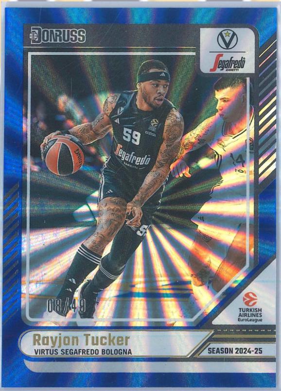 Rayjon Tucker [Holo Blue Laser] #28