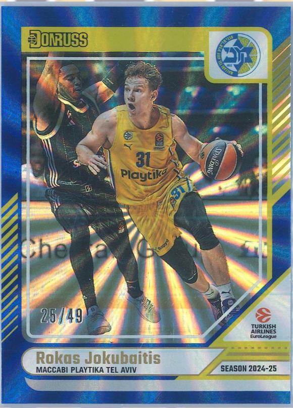 Rokas Jokubaitis [Holo Blue Laser] #121