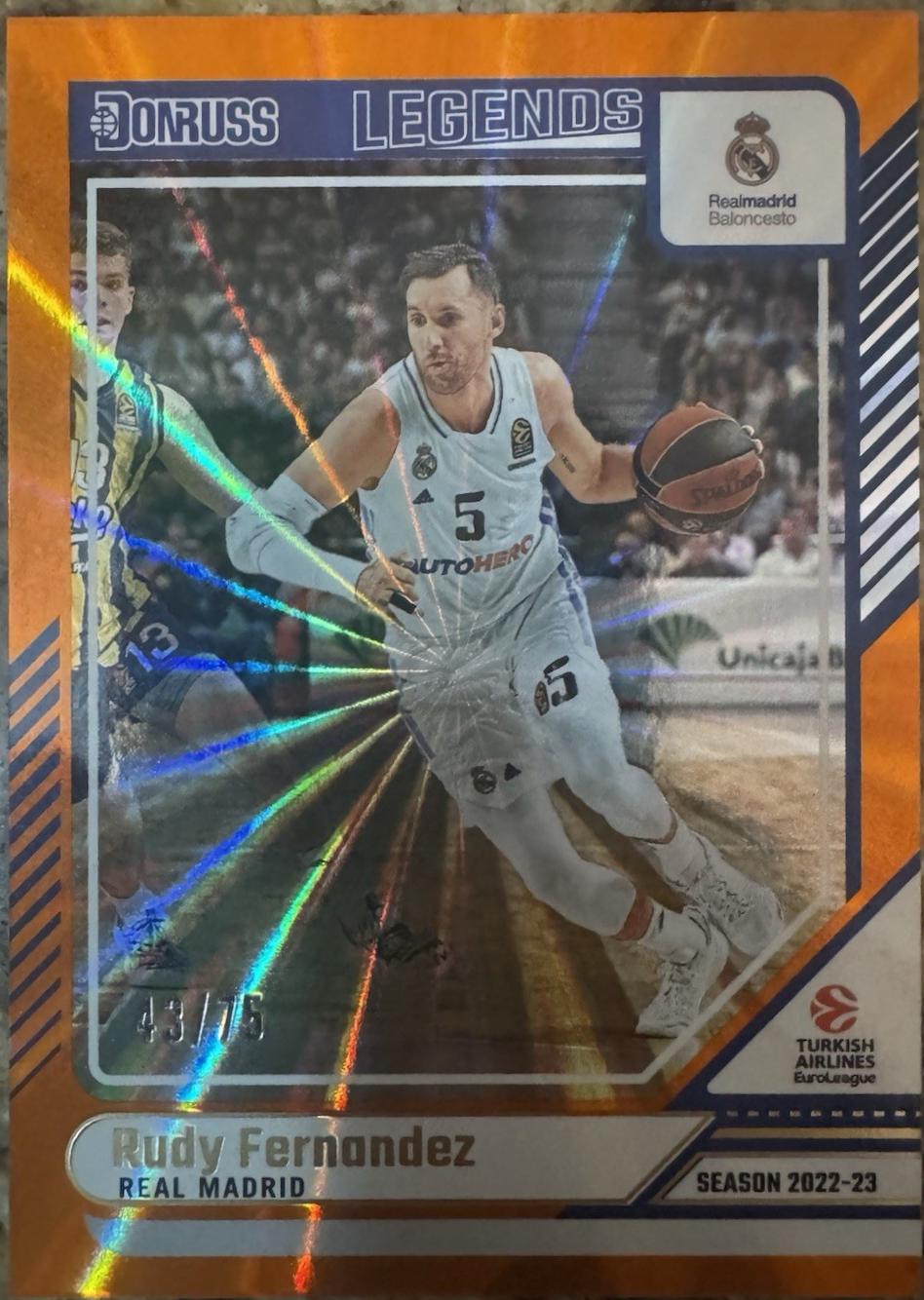Rudy Fernandez [Orange Laser] #182