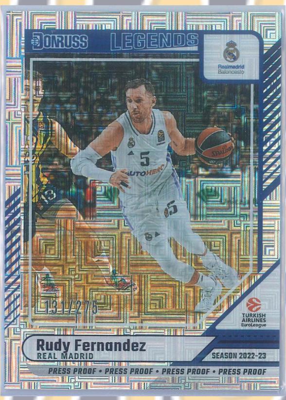 Rudy Fernandez [Purple Press Proof] #182
