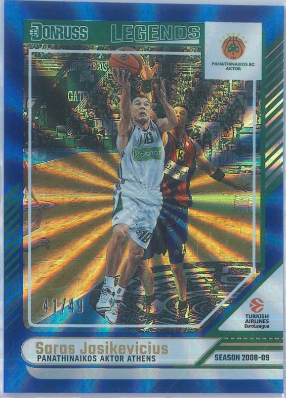 Saras Jasikevicius [Holo Blue Laser] #169