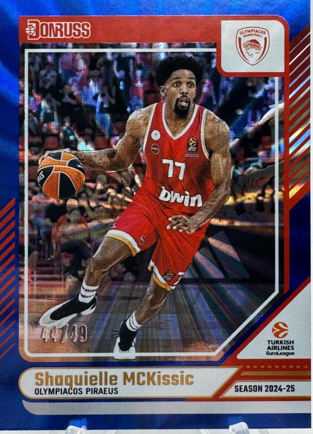 Shaquielle McKissic [Holo Blue Laser] #145