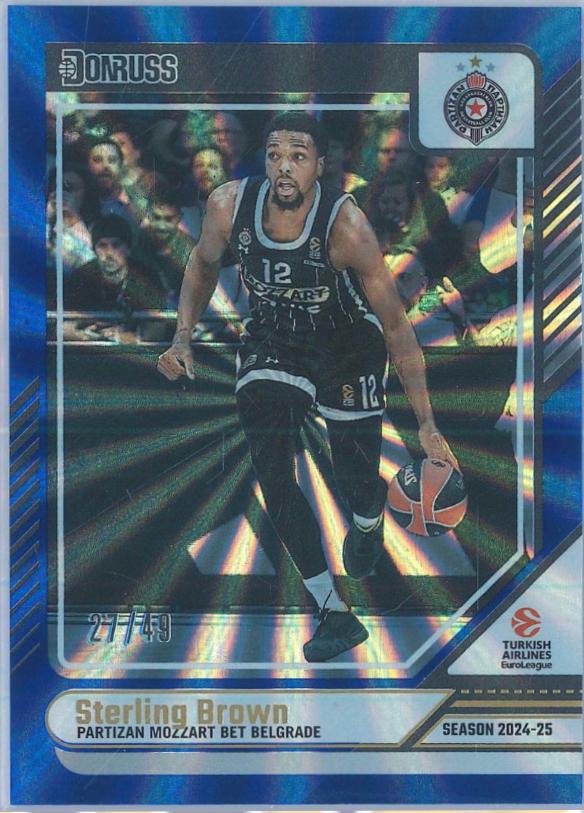 Sterling Brown [Holo Blue Laser] #149