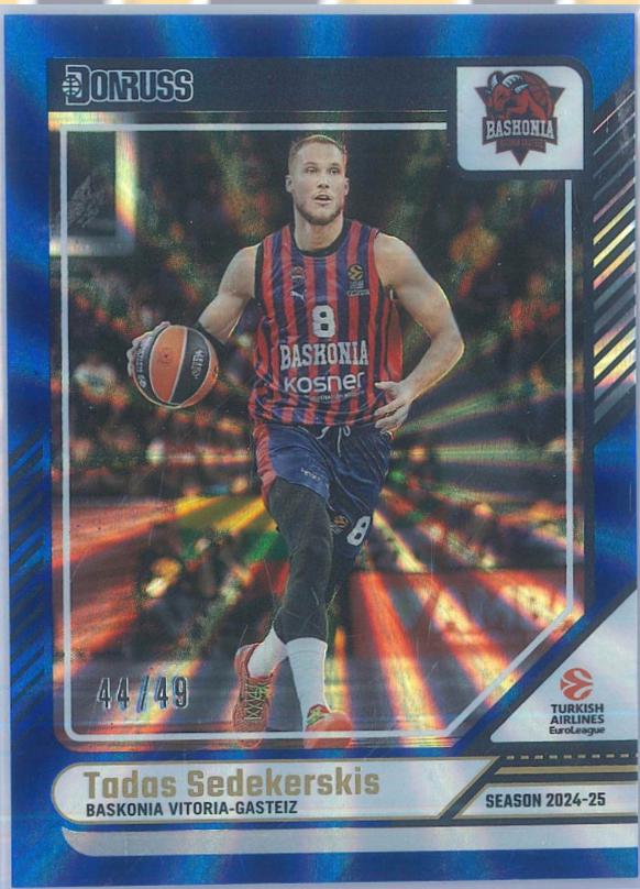 Tadas Sedekerskis [Holo Blue Laser] #136