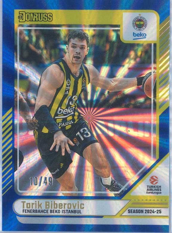 Tarik Biberovic [Holo Blue Laser] #90