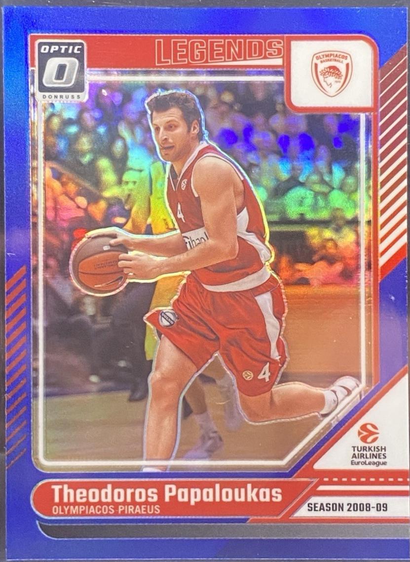 Theodoros Papaloukas [Holo Blue Laser] #166