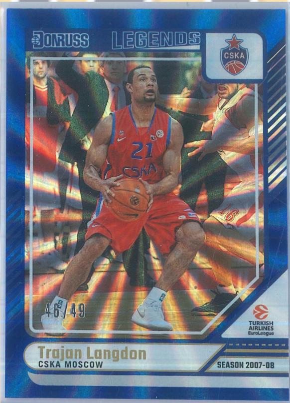 Trajan Langdon [Holo Blue Laser] #194