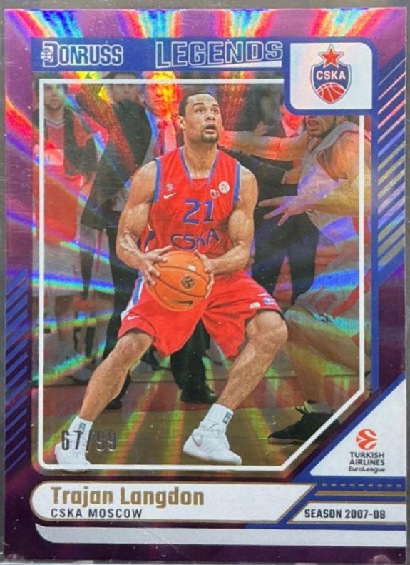 Trajan Langdon [Purple Laser] #194