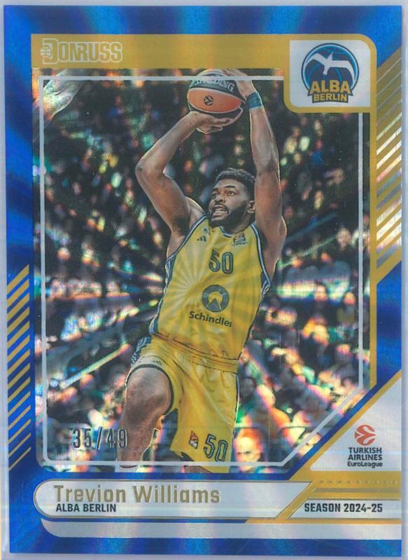 Trevion Williams [Holo Blue Laser] #27