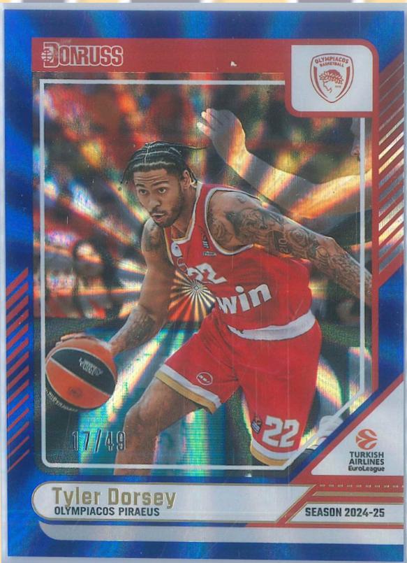 Tyler Dorsey [Holo Blue Laser] #93