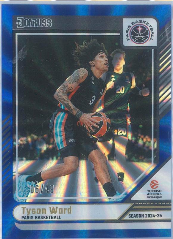 Tyson Ward [Holo Blue Laser] #75