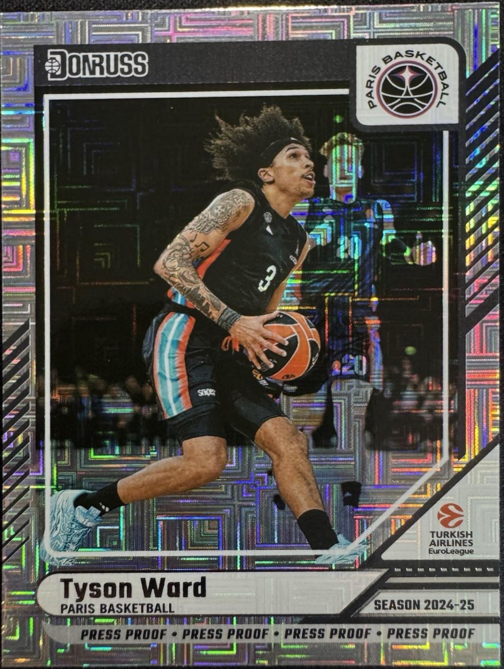 Tyson Ward [Silver Press Proof] #75