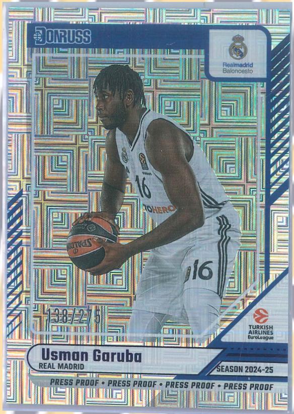 Usman Garuba [Purple Press Proof] #29