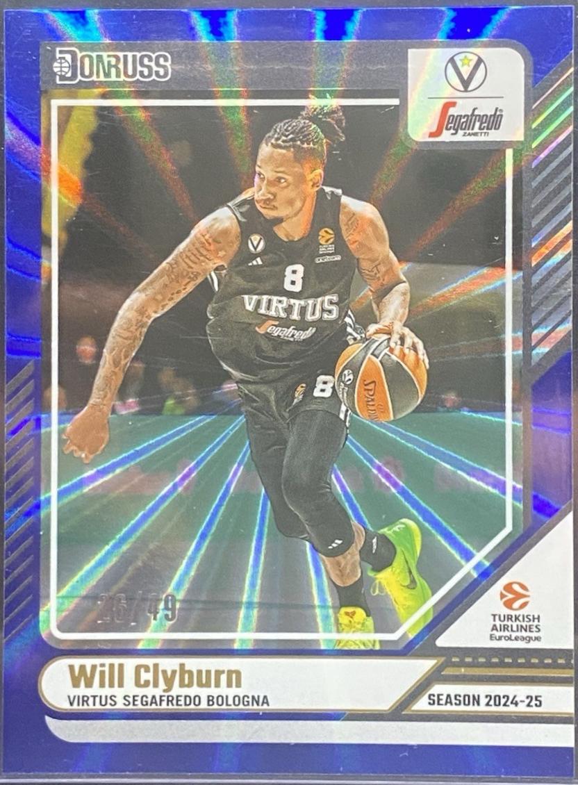 Will Clyburn [Holo Blue Laser] #65