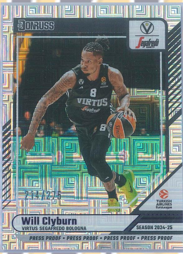 Will Clyburn [Purple Press Proof] #65