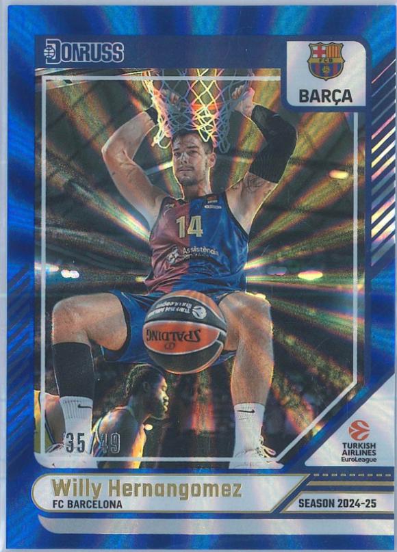 Willy Hernangomez [Holo Blue Laser] #40