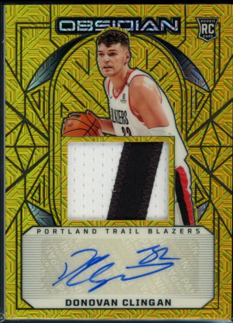 Donovan Clingan [Gold Autograph] #210