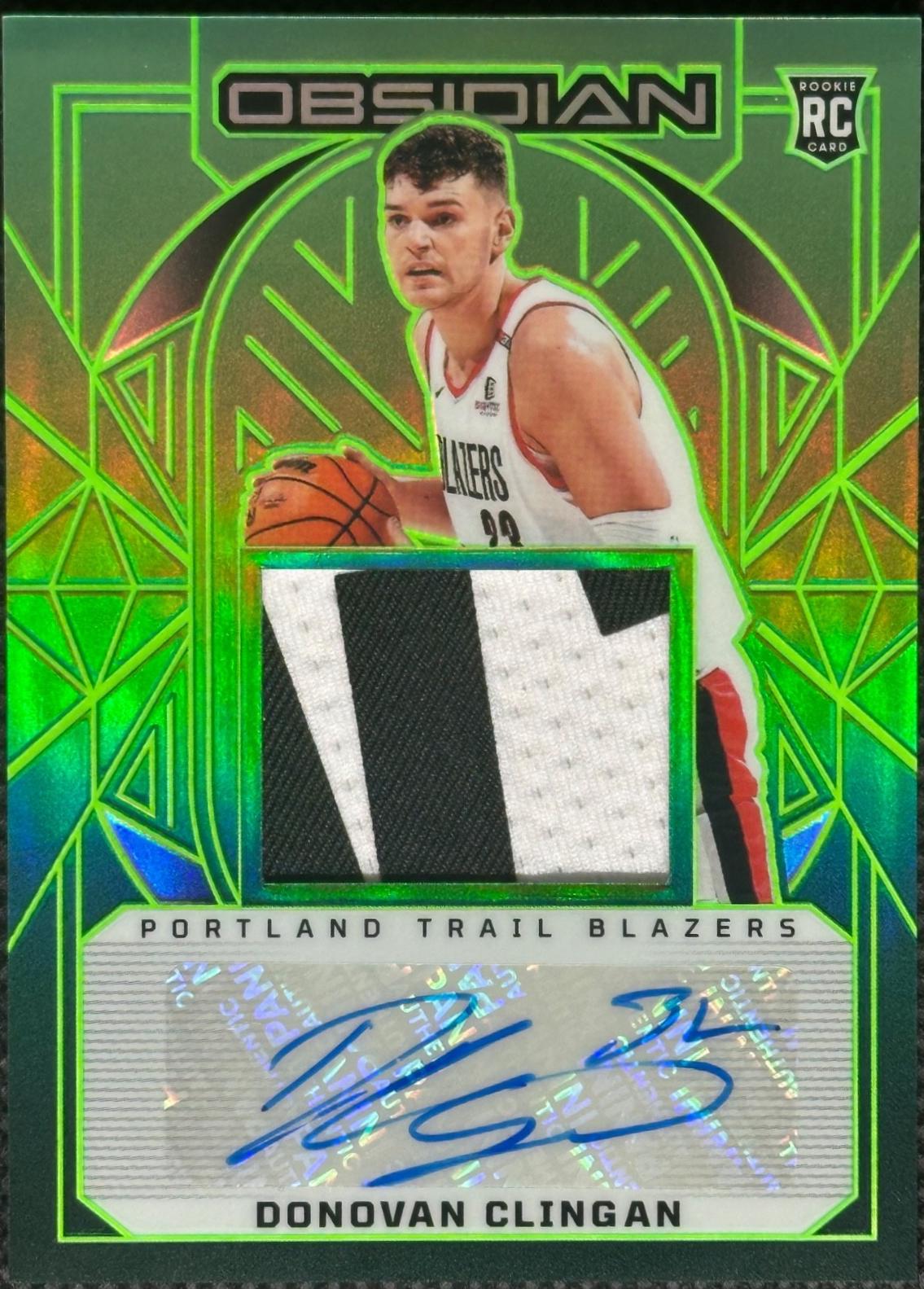 Donovan Clingan [Green Autograph] #210