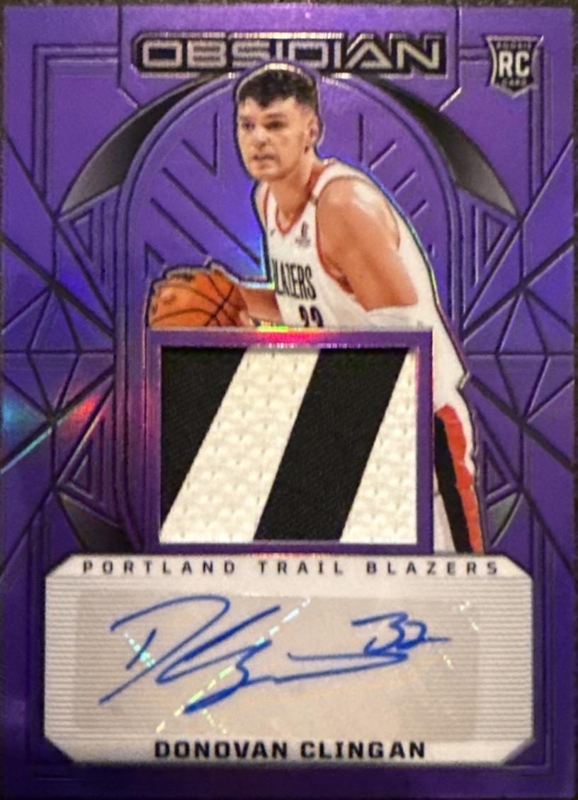 Donovan Clingan [Purple Autograph] #210