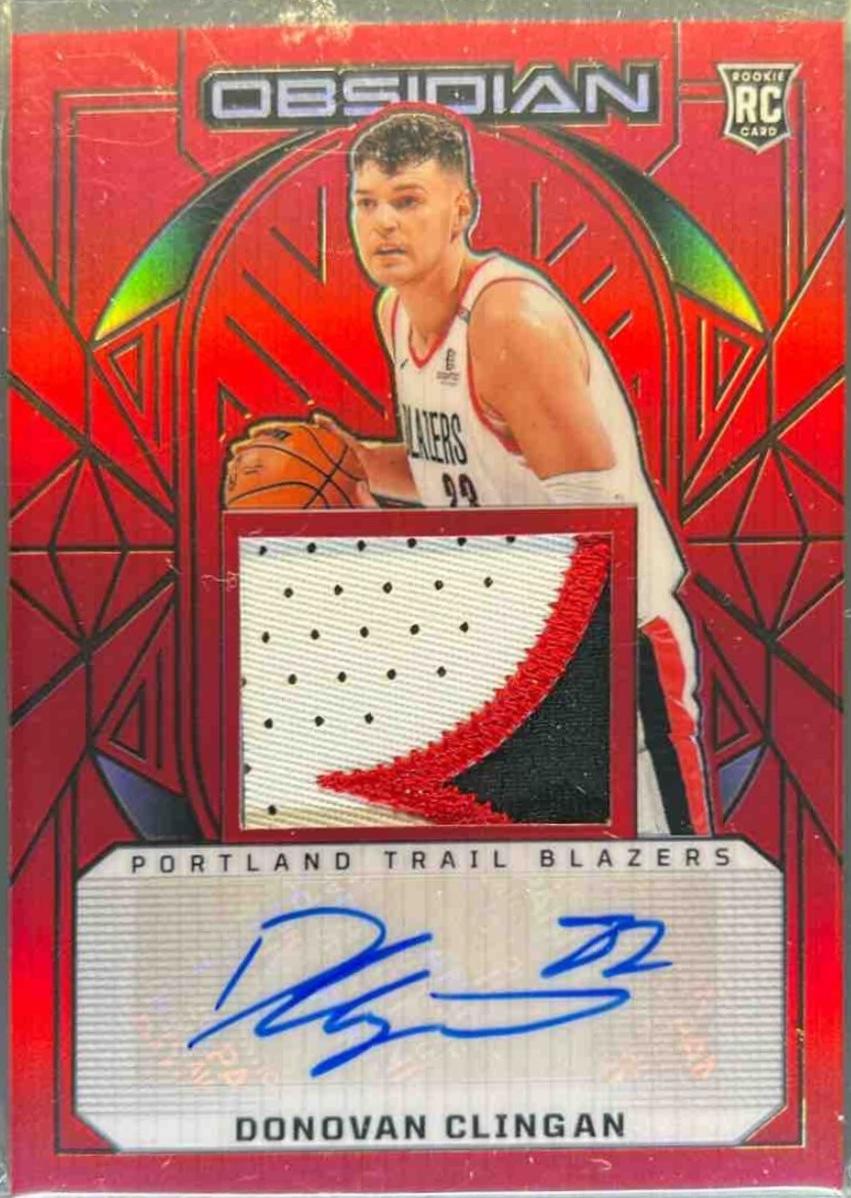 Donovan Clingan [Red Autograph] #210