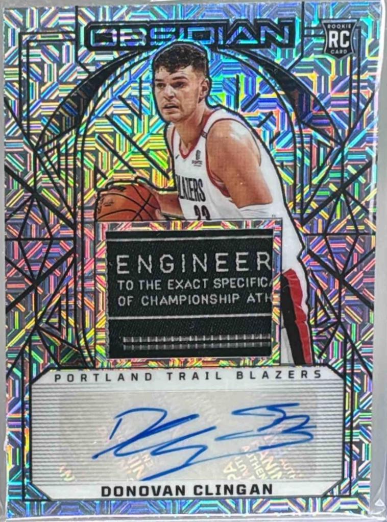 Donovan Clingan [Vibrant Mojo Autograph] #210