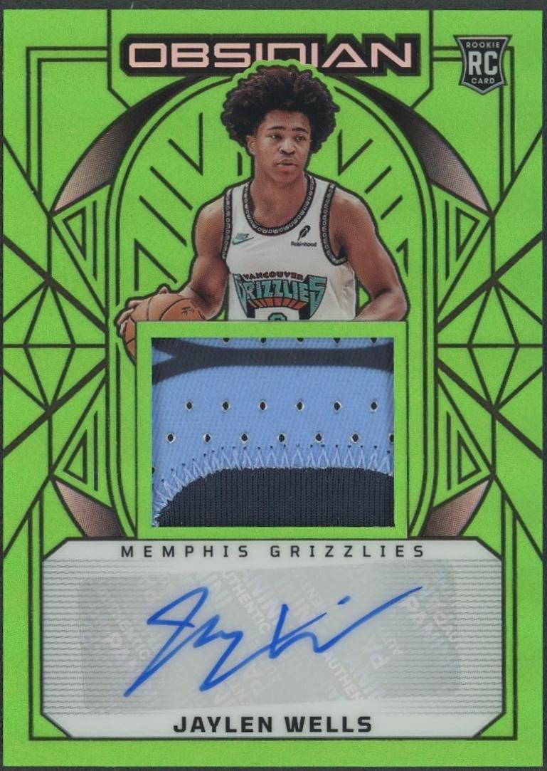 Jaylen Wells [Green Autograph] #229