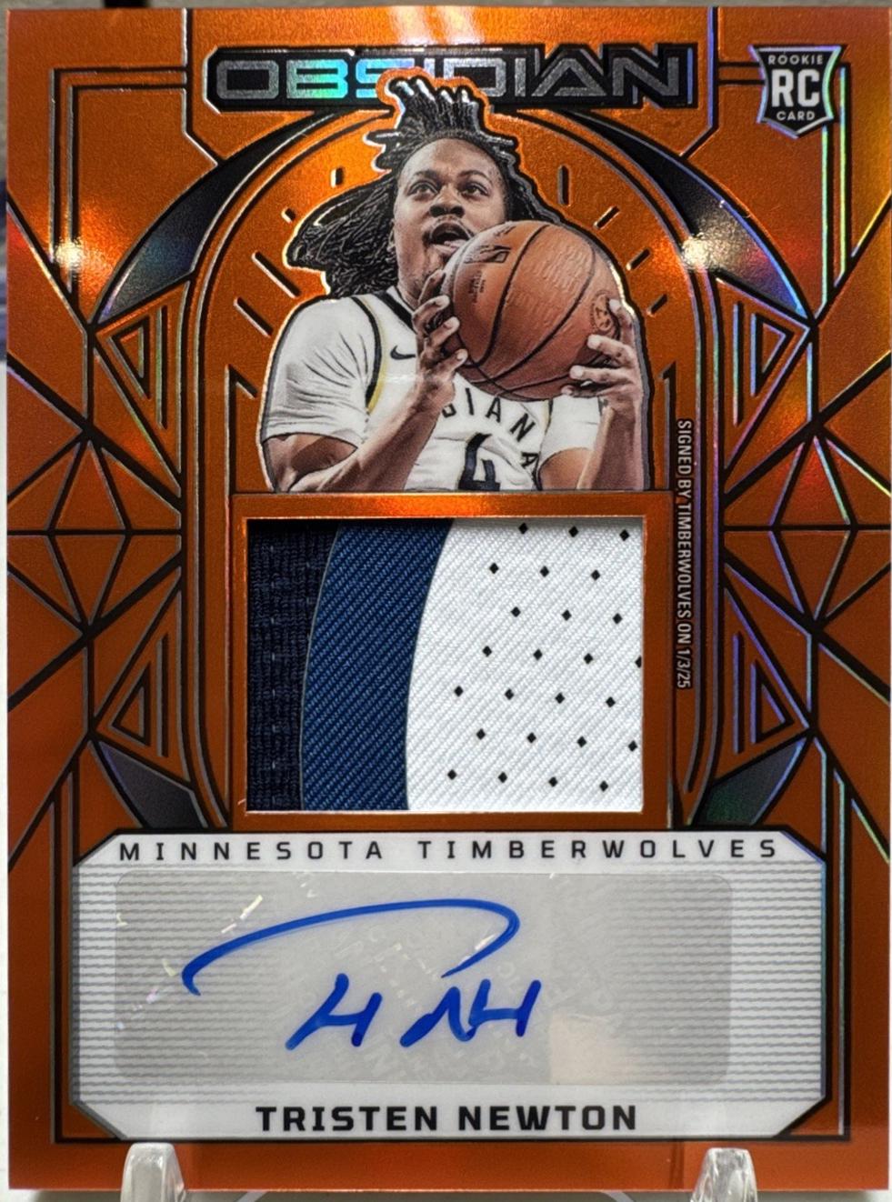 Tristen Newton [Rookie Jersey Autograph] #227