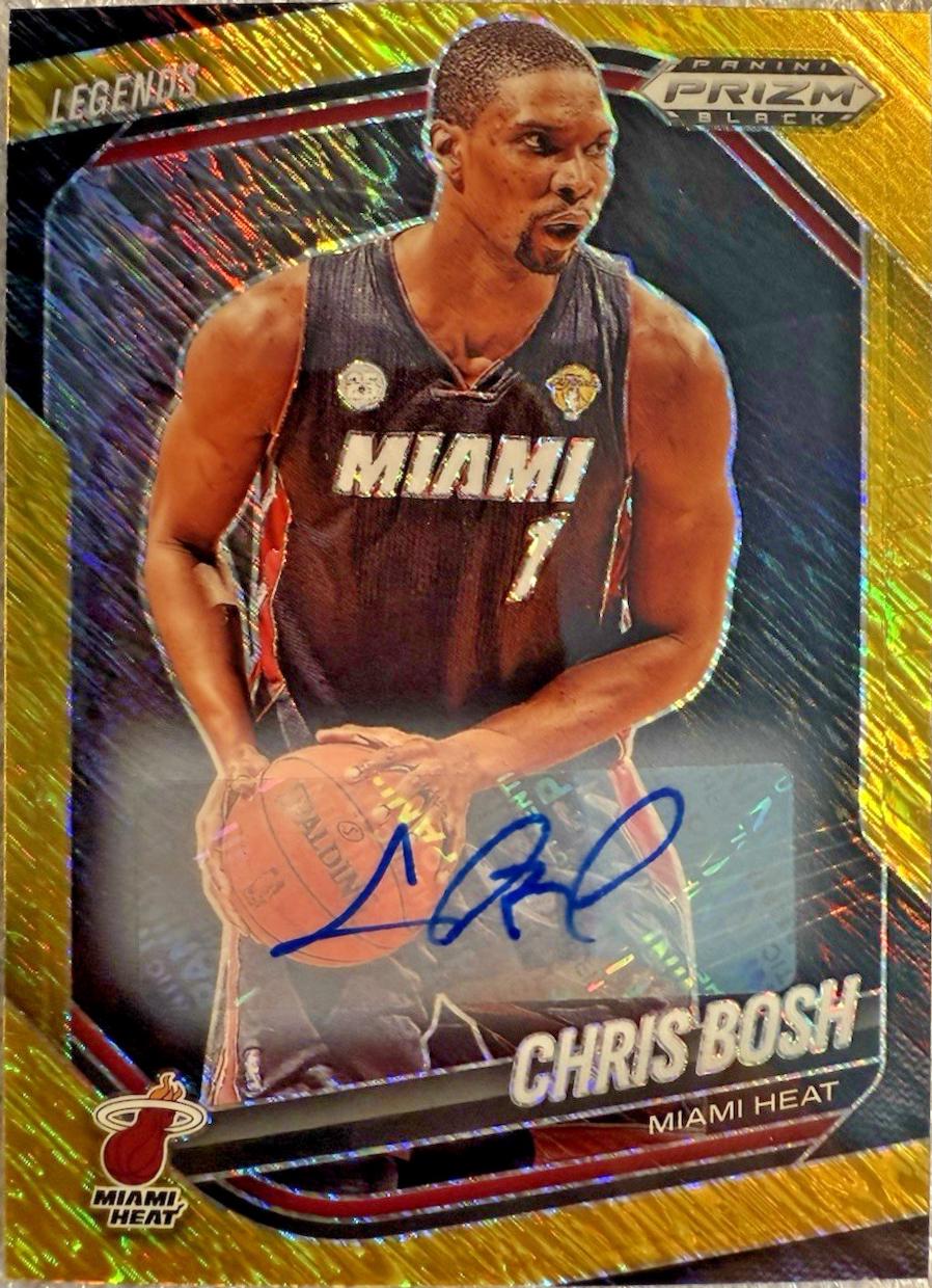 Chris Bosh [Gold Shimmer Legends Autograph] #272