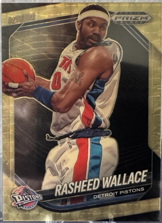 Rasheed Wallace [Gold Vinyl Legends Autograph] #276