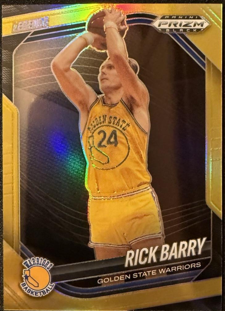 Rick Barry [Gold Shimmer Legends Autograph] #297