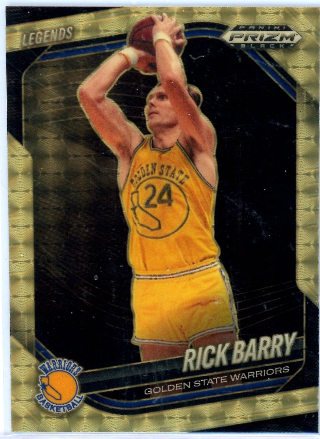 Rick Barry [Gold Vinyl Legends Autograph] #297