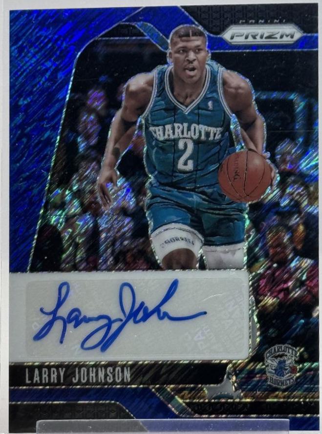 Larry Johnson [Blue Shimmer FOTL] #SIG-LJH