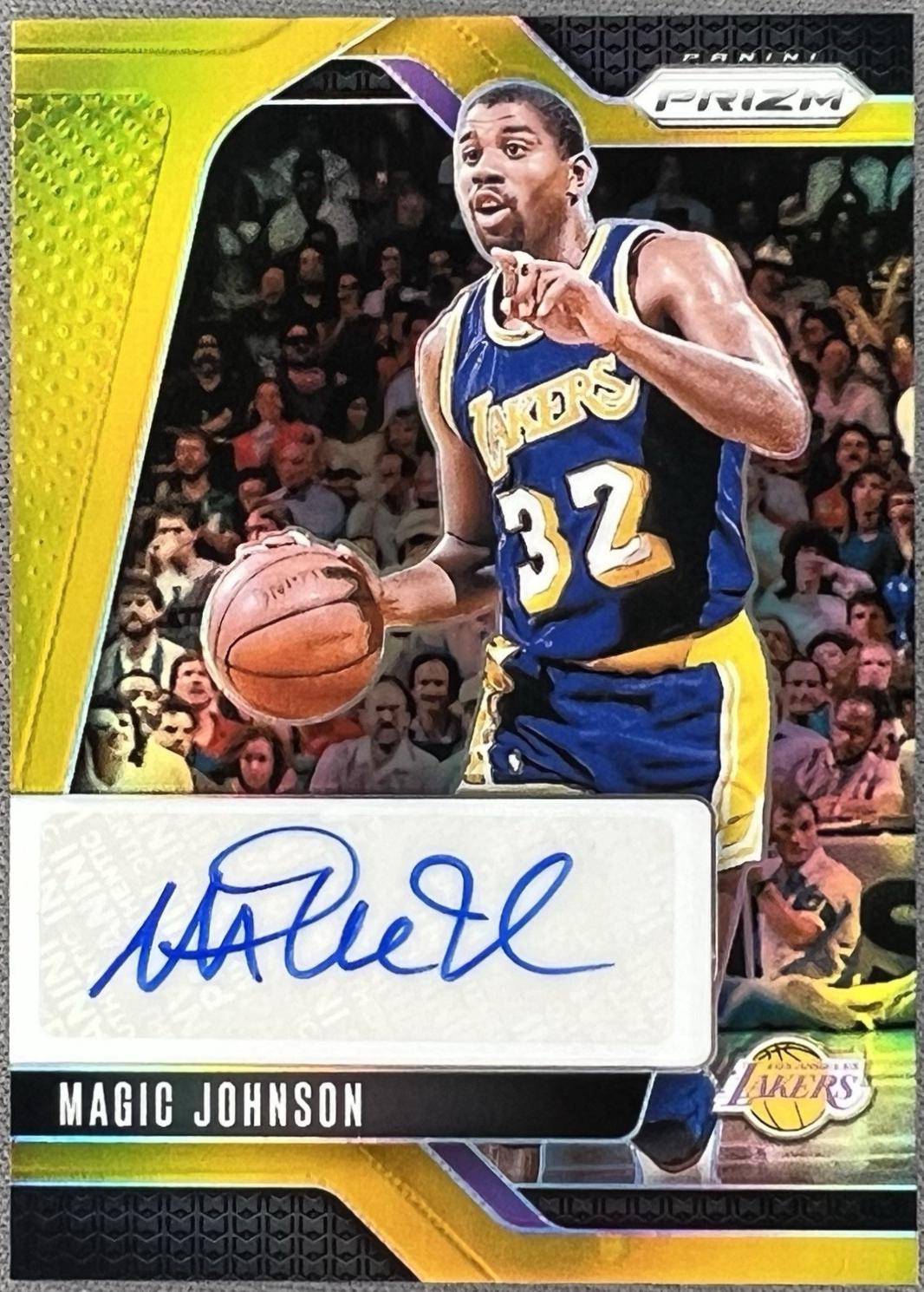 Magic Johnson [Gold] #SIG-MJL