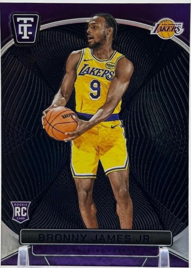 Bronny James Jr. [Black Platinum Mirror] #150