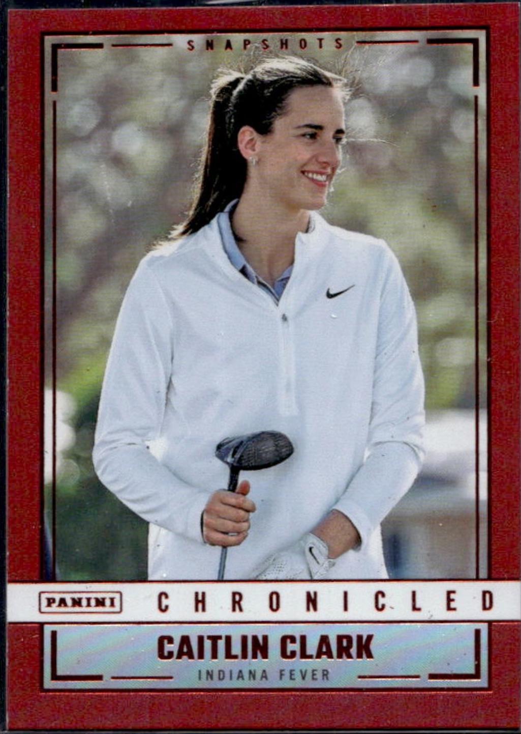 Caitlin Clark [Red Holo] #100
