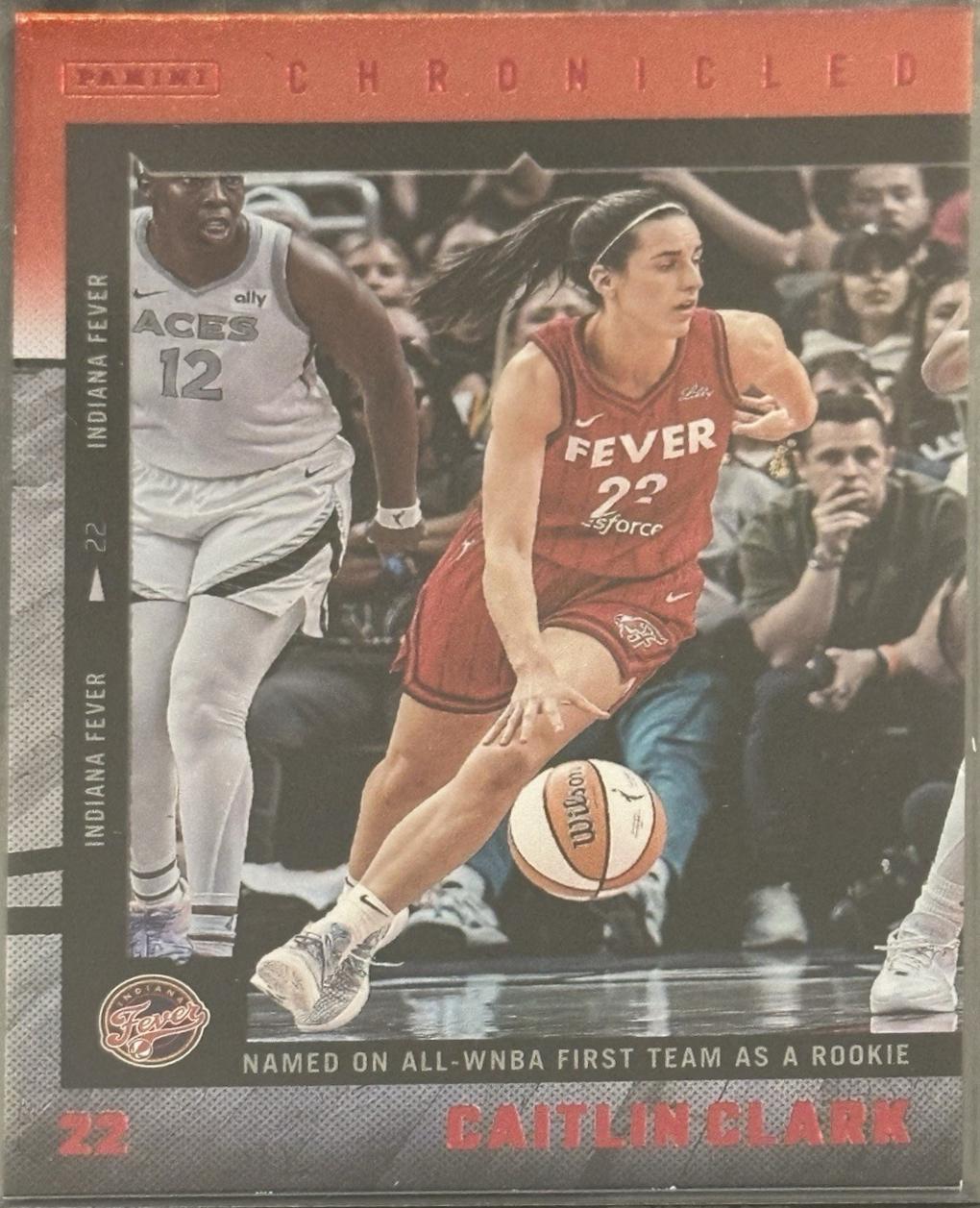 Caitlin Clark [Red Holo] #17