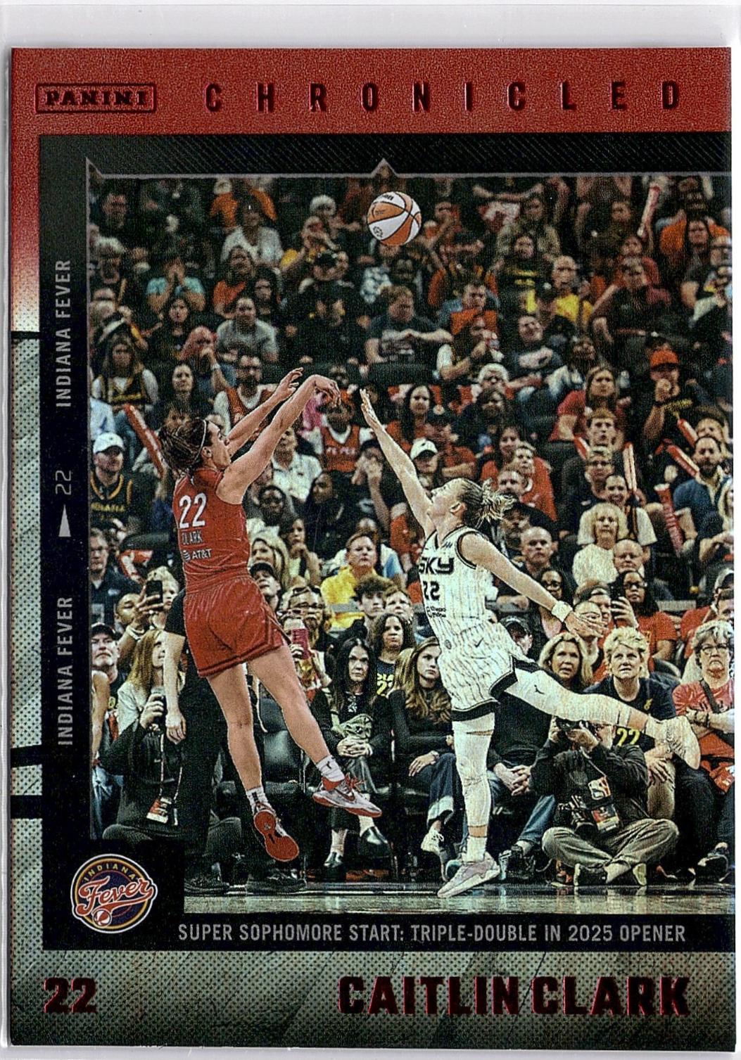 Caitlin Clark [Red Holo] #20