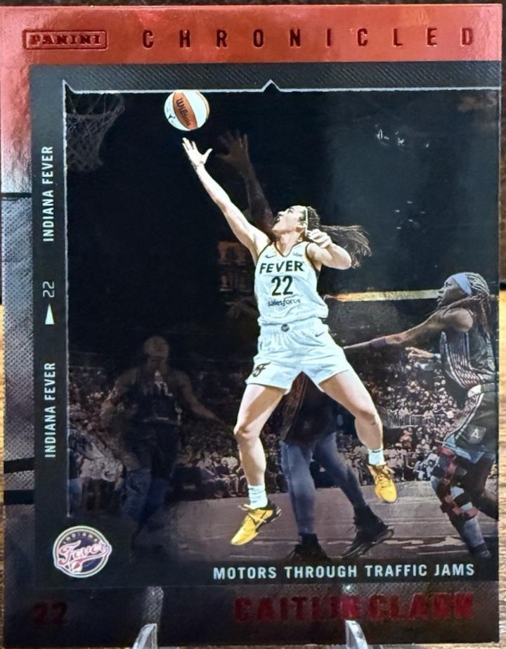 Caitlin Clark [Red Holo] #34